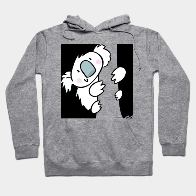 Koala on a tree Hoodie by ilaamen